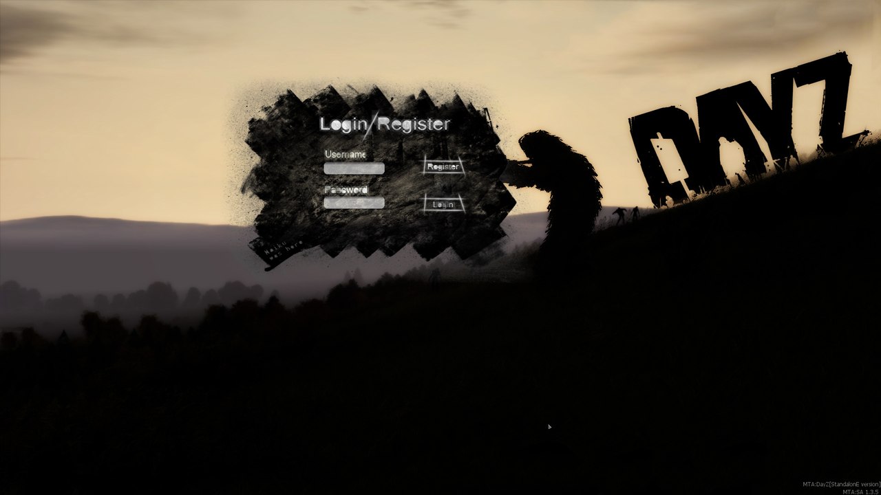 [DayZ] Login Panel / Логин панель