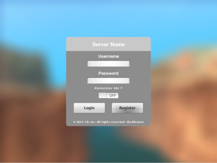 Login Panel