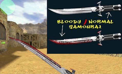 Samourai Knife ClearBloody